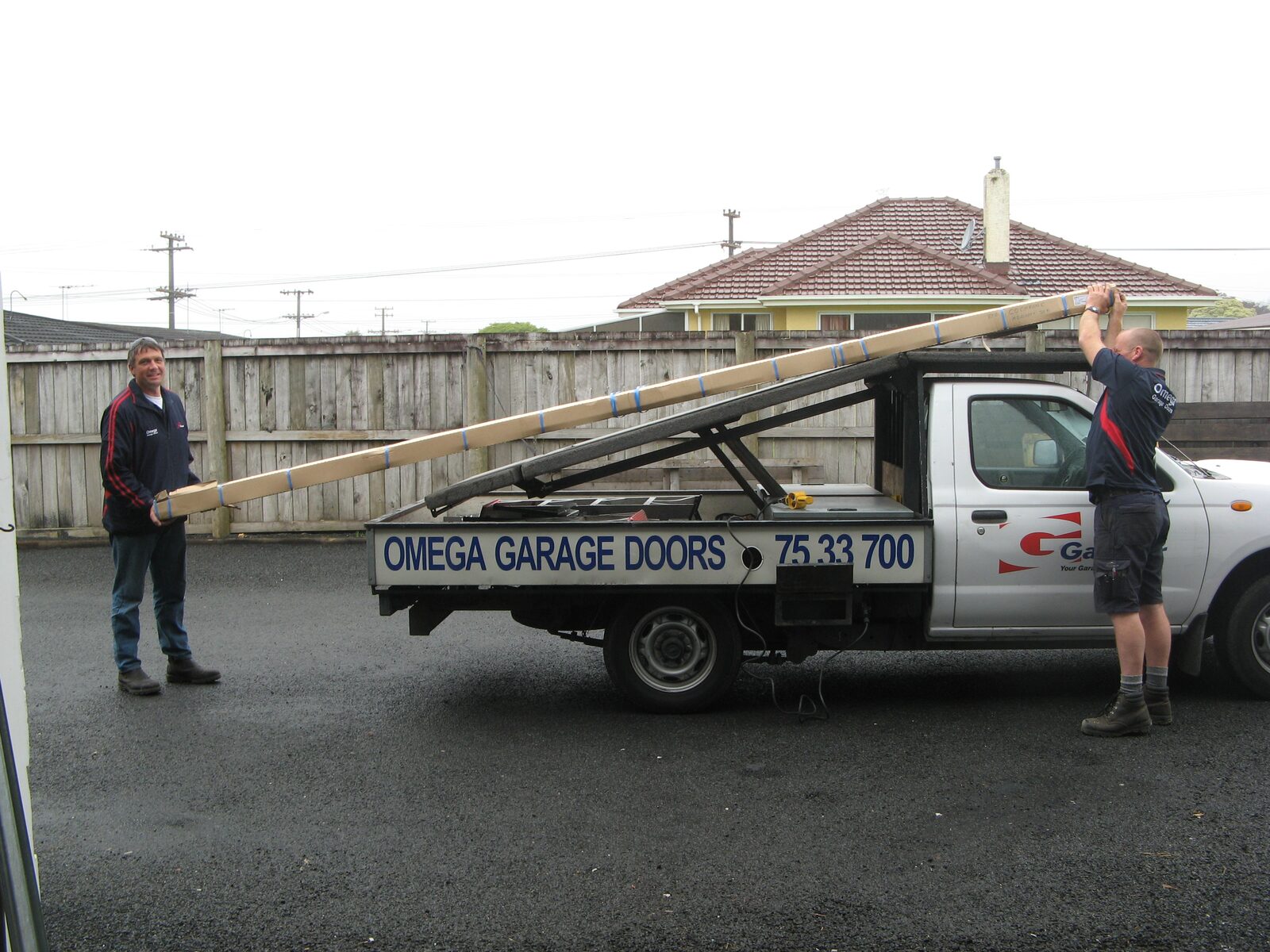 Crane Truck and Ute