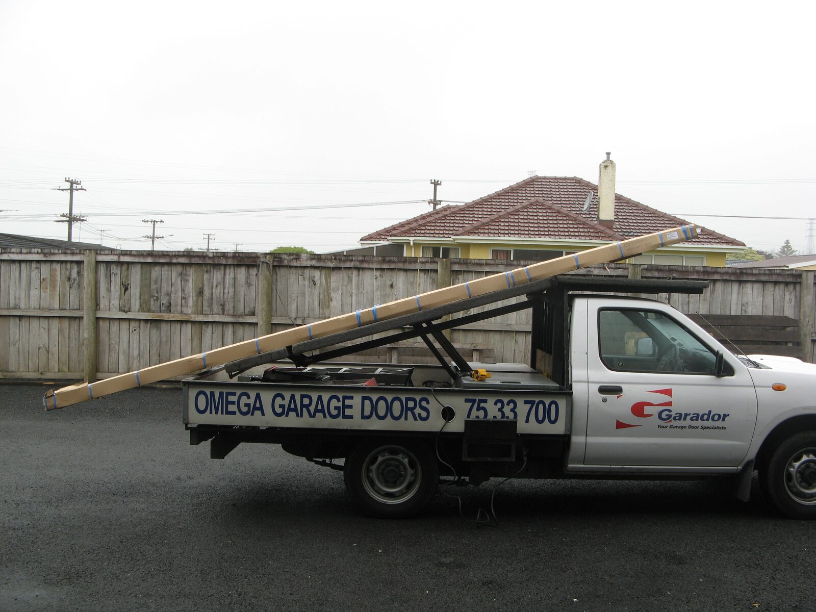 Crane Truck and Ute