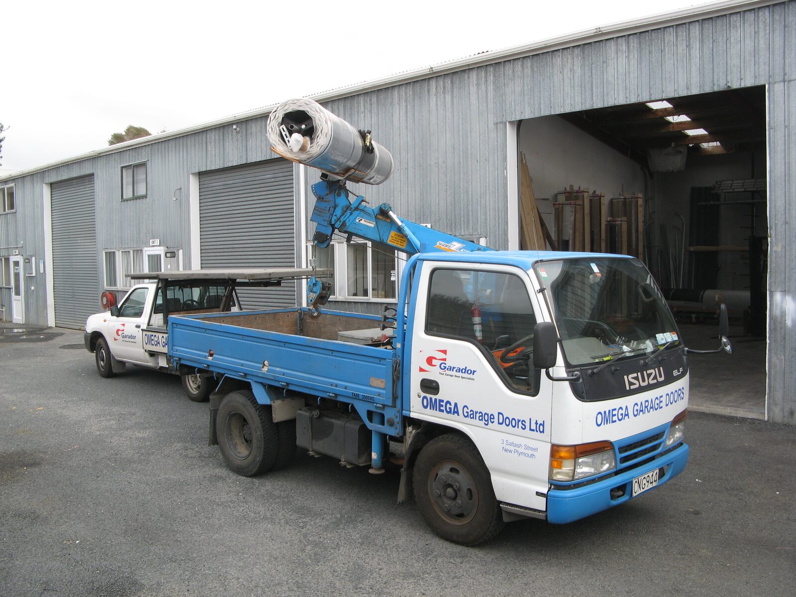 Crane Truck and Ute