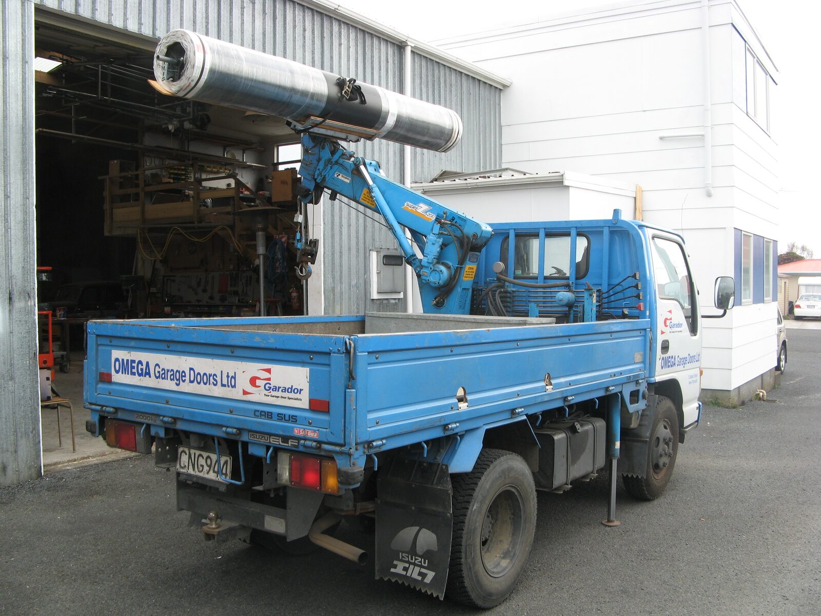 Crane Truck and Ute