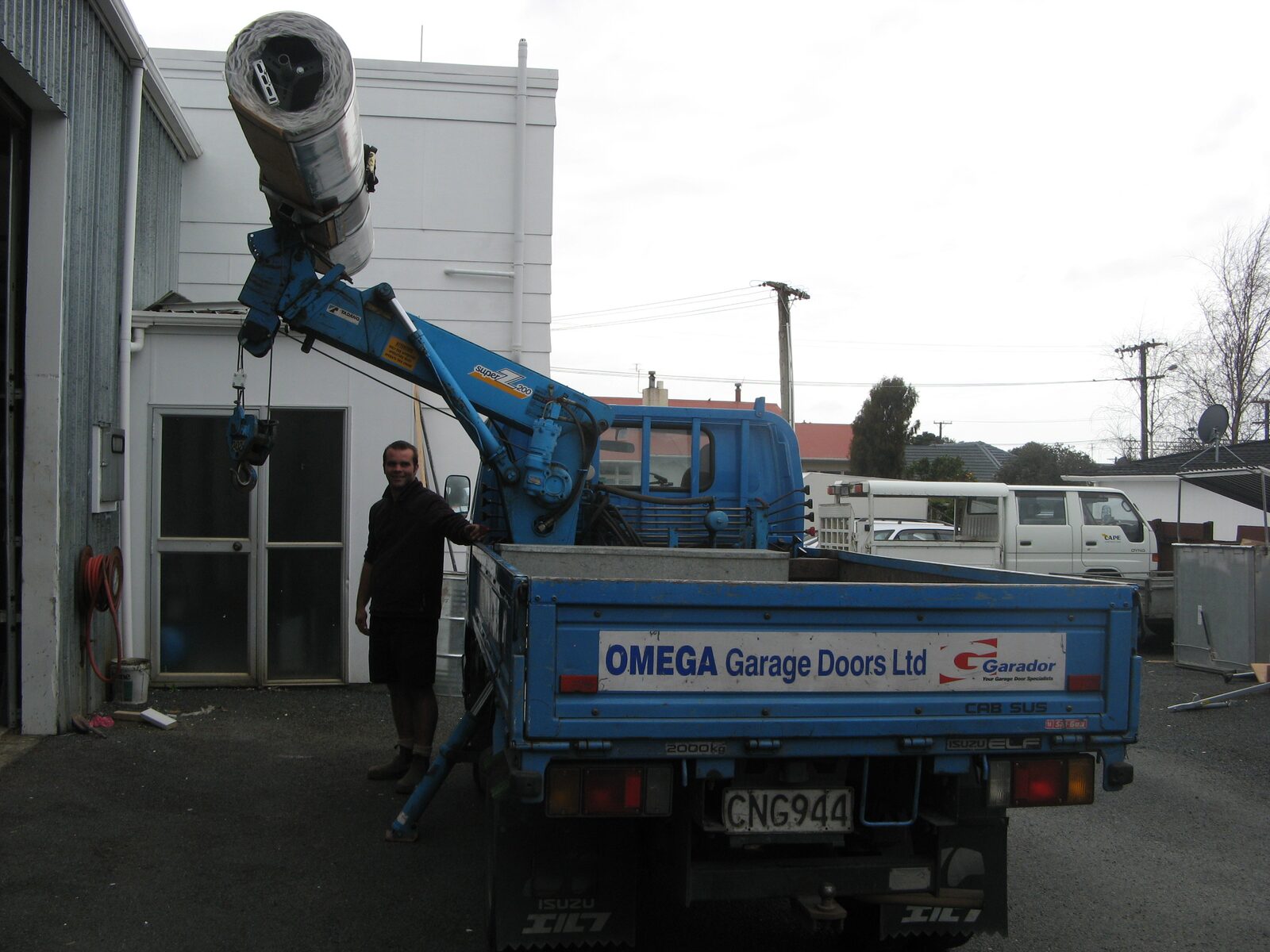 Crane Truck and Ute