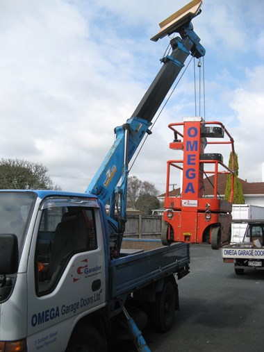 Crane Truck and Ute